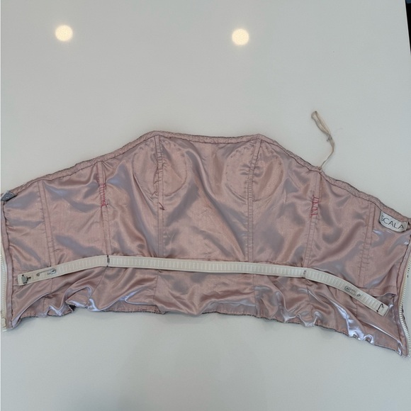 Vintage Scala Sequin Strapless Beaded Corset Top with Geometric Pattern - Picture 8 of 14